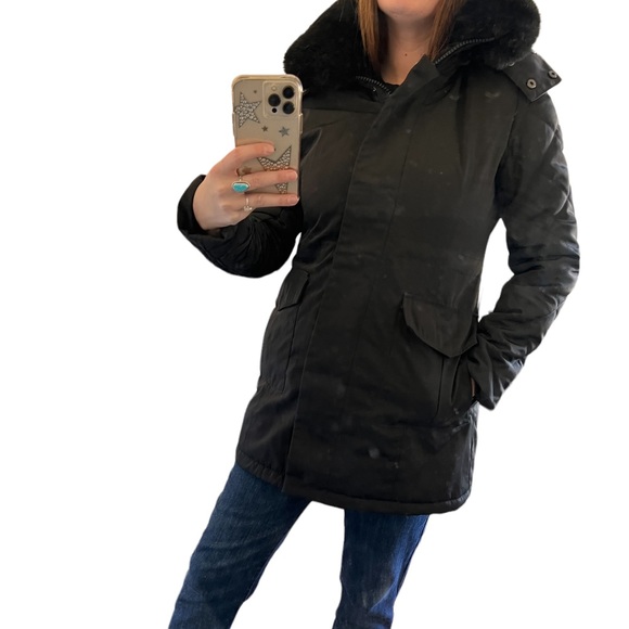 NWOT La Coalition VEGAN CLUB Fur Lined Coat - Picture 8 of 13